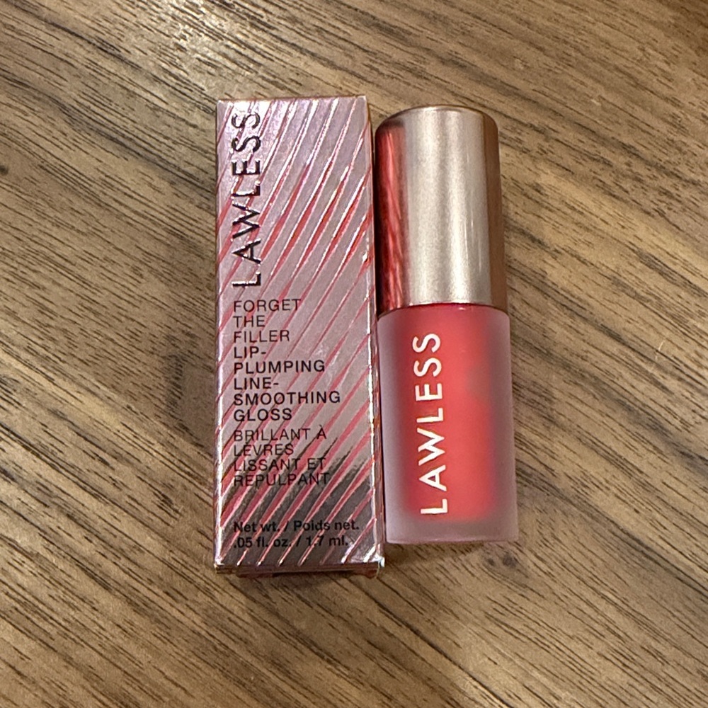 LAWLESS  Cherry Vanilla Forget The Filler Lip Plumper  Gloss